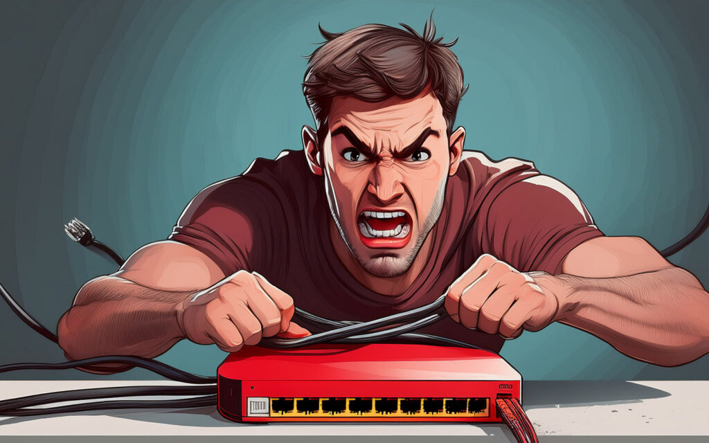 router mit fehlerhaftem wlan